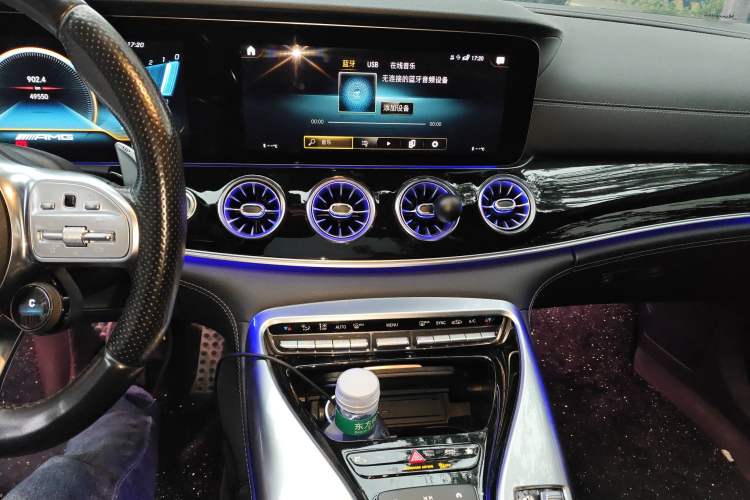 Used Mercedes-Benz AMG GT 2020 AMG GT 50 Four-Door Coupe Audio And AC Panel