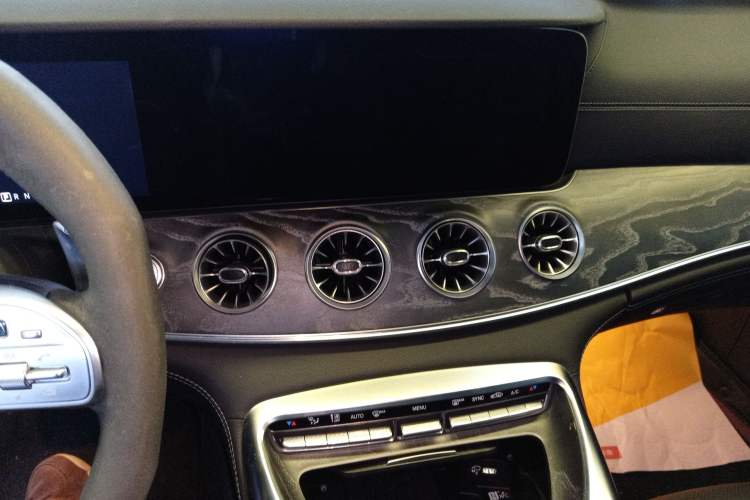 Used Mercedes-Benz AMG GT 2020 AMG GT 53 4MATIC+ Four-Door Coupe Audio And AC Panel