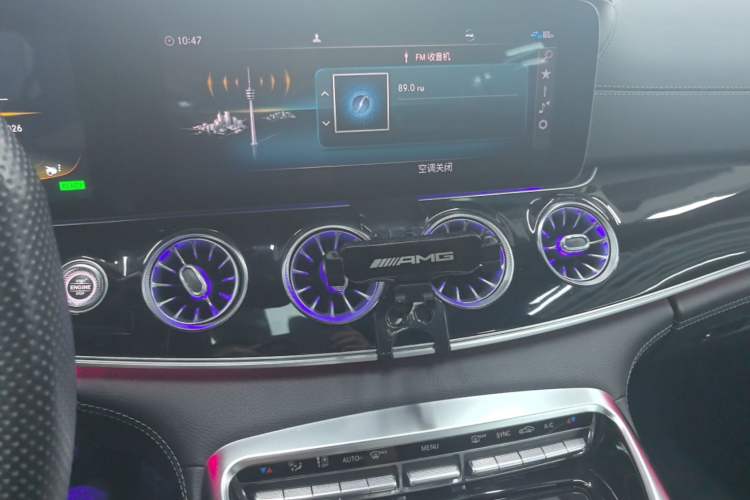 Used Mercedes-Benz AMG GT 2020 AMG GT 50 Four-Door Coupe Audio And AC Panel