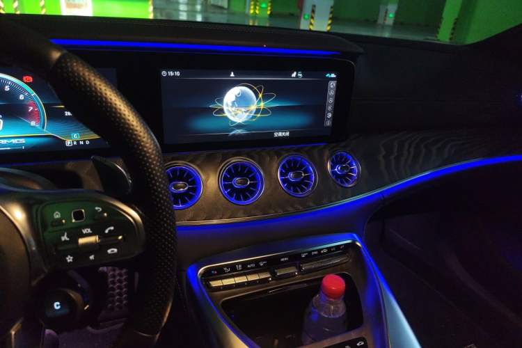 Used Mercedes-Benz AMG GT 2020 AMG GT 53 4MATIC+ Four-Door Coupe Audio And AC Panel
