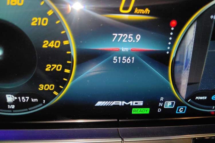 Used Mercedes-Benz AMG GT 2020 AMG GT 50 Four-Door Coupe Odometer Close Up