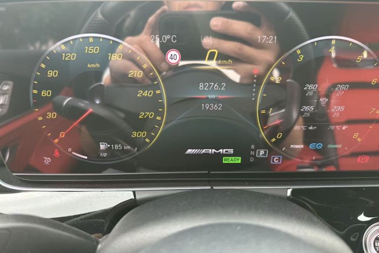 Used Mercedes-Benz AMG GT 2020 AMG GT 50 Four-Door Coupe Odometer Close Up