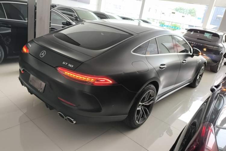 Used Mercedes-Benz AMG GT 2020 AMG GT 50 Four-Door Coupe Rear Right 45 Deg
