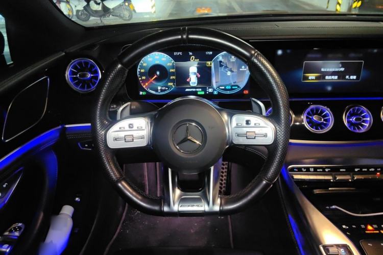 Used Mercedes-Benz AMG GT 2020 AMG GT 50 Four-Door Coupe Steering Wheel