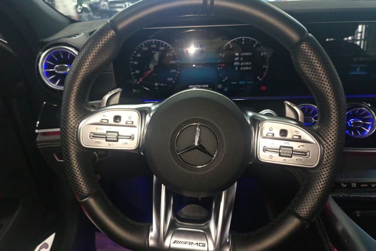 Used Mercedes-Benz AMG GT 2020 AMG GT 50 Four-Door Coupe Steering Wheel