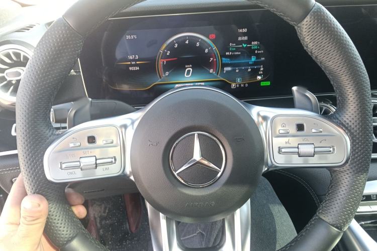 Used Mercedes-Benz AMG GT 2020 AMG GT 50 Four-Door Coupe Steering Wheel