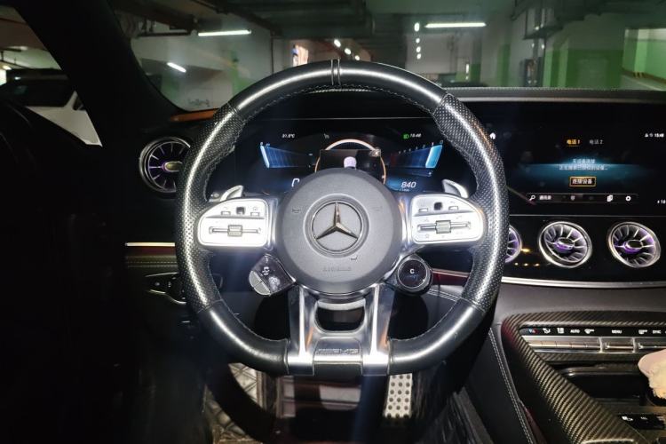 Used Mercedes-Benz AMG GT 2020 AMG GT 50 Four-Door Coupe Steering Wheel