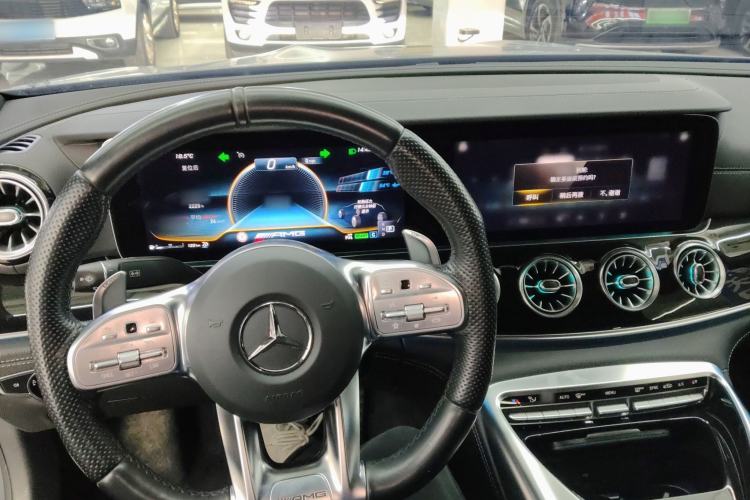 Used Mercedes-Benz AMG GT 2020 AMG GT 50 Four-Door Coupe Steering Wheel