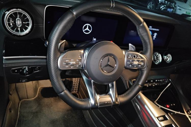 Used Mercedes-Benz AMG GT 2020 AMG GT 50 Four-Door Coupe Steering Wheel