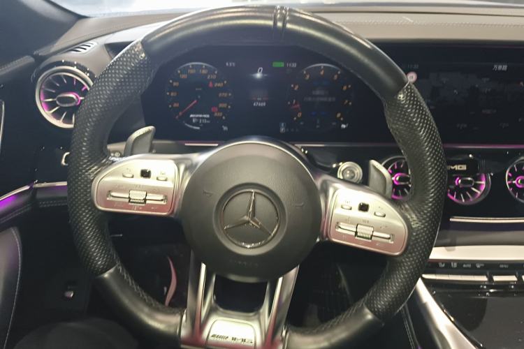 Used Mercedes-Benz AMG GT 2020 AMG GT 50 Four-Door Coupe Steering Wheel