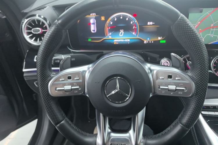 Used Mercedes-Benz AMG GT 2020 AMG GT 50 Four-Door Coupe Steering Wheel