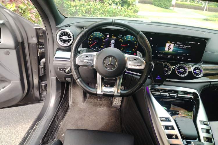 Used Mercedes-Benz AMG GT 2020 AMG GT 50 Four-Door Coupe Steering Wheel