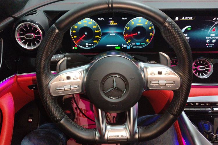 Used Mercedes-Benz AMG GT 2020 AMG GT 50 Four-Door Coupe Steering Wheel