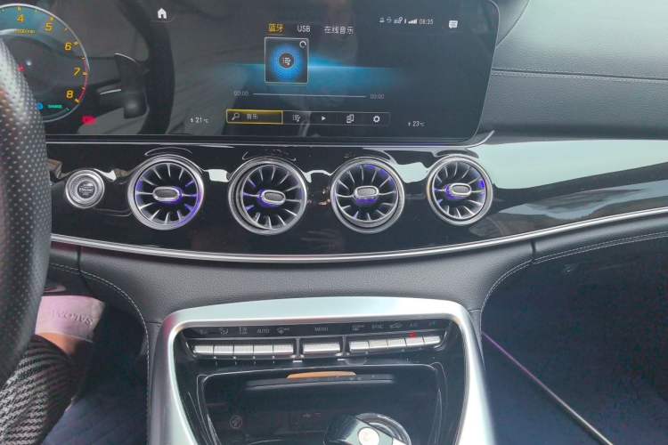 Used Mercedes-Benz AMG GT 2020 AMG GT 50 Four-Door Coupe Audio And AC Panel