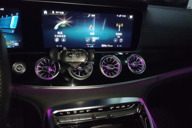 Used Mercedes-Benz AMG GT 2020 AMG GT 50 Four-Door Coupe Audio And AC Panel