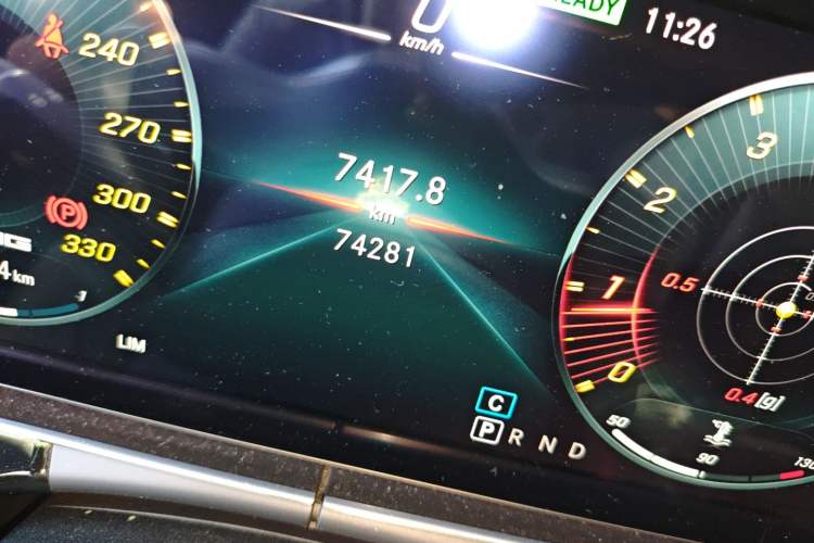 Used Mercedes-Benz AMG GT 2020 AMG GT 50 Four-Door Coupe Odometer Close Up