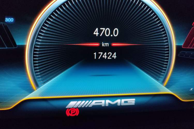 Used Mercedes-Benz AMG GT 2020 AMG GT 50 Four-Door Coupe Odometer Close Up