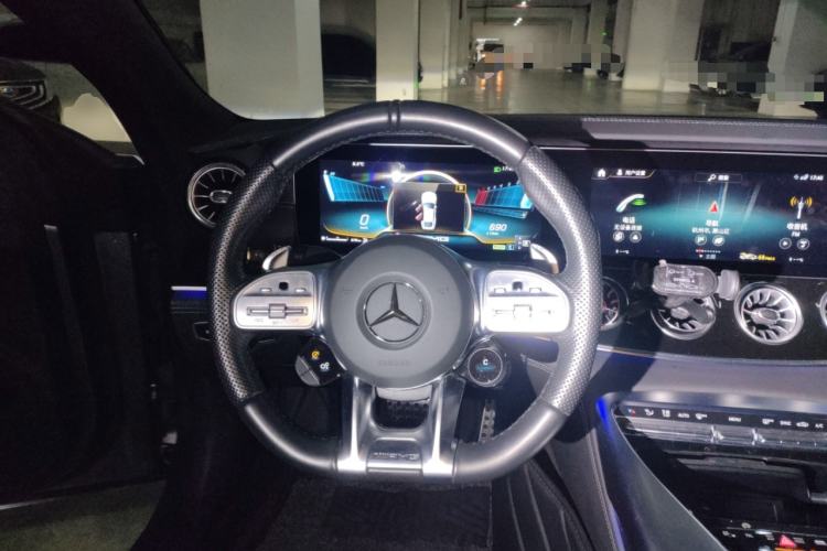 Used Mercedes-Benz AMG GT 2020 AMG GT 50 Four-Door Coupe Steering Wheel