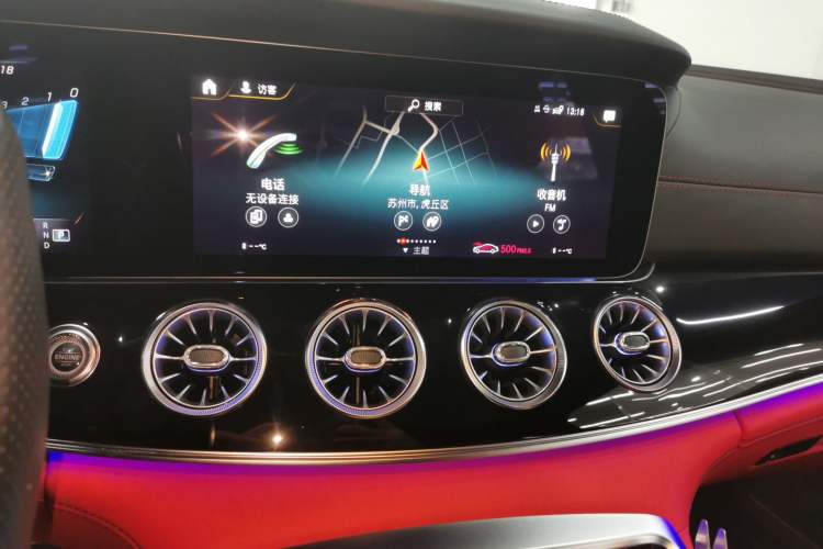 Used Mercedes-Benz AMG GT 2020 AMG GT 50 Four-Door Coupe Audio And AC Panel