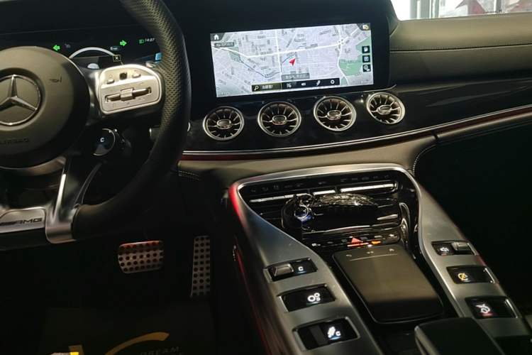 Used Mercedes-Benz AMG GT 2020 AMG GT 50 Four-Door Coupe Audio And AC Panel