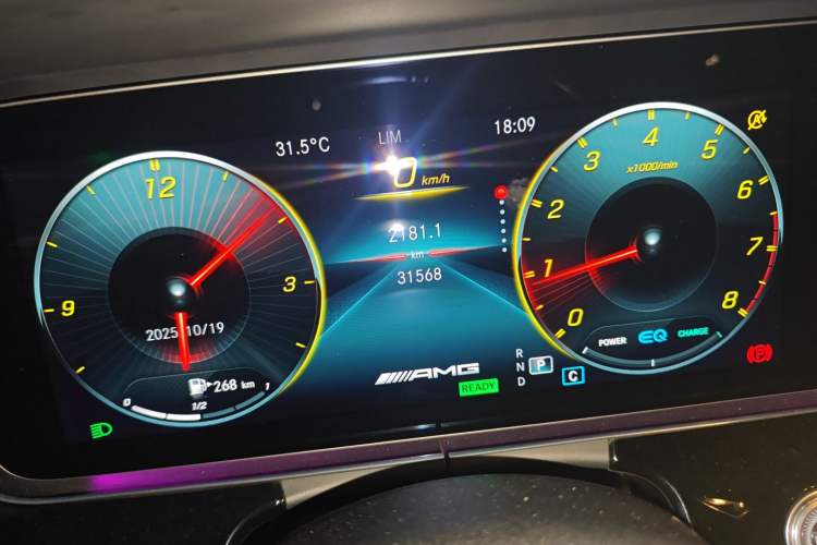 Used Mercedes-Benz AMG GT 2020 AMG GT 50 Four-Door Coupe Odometer Close Up