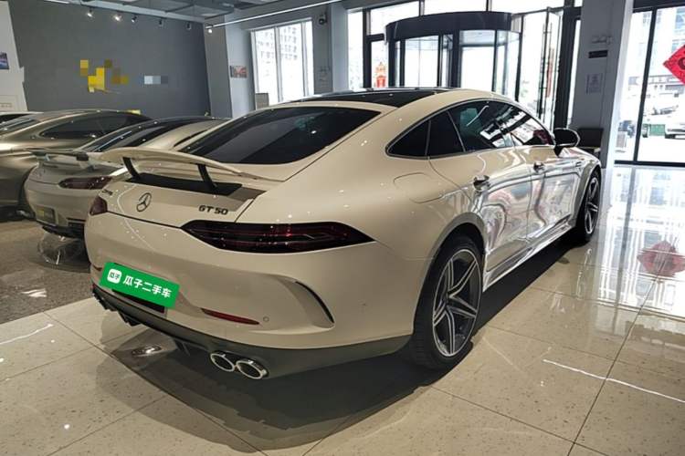 Used Mercedes-Benz AMG GT 2020 AMG GT 50 Four-Door Coupe Rear Right 45 Deg