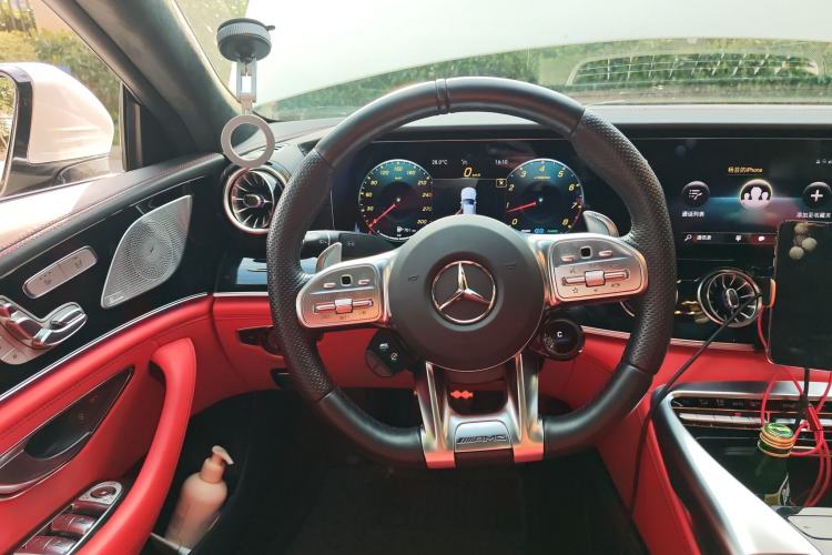 Used Mercedes-Benz AMG GT 2020 AMG GT 50 Four-Door Coupe Steering Wheel