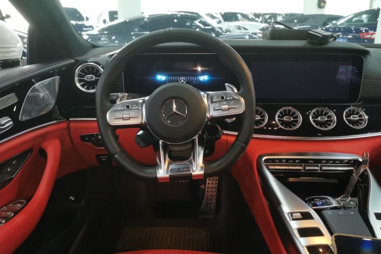 Used Mercedes-Benz AMG GT 2020 AMG GT 50 Four-Door Coupe Steering Wheel