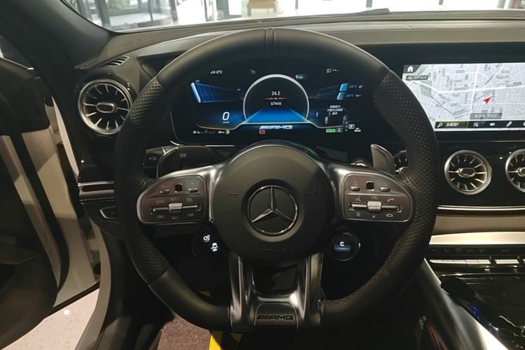 Used Mercedes-Benz AMG GT 2020 AMG GT 50 Four-Door Coupe Steering Wheel