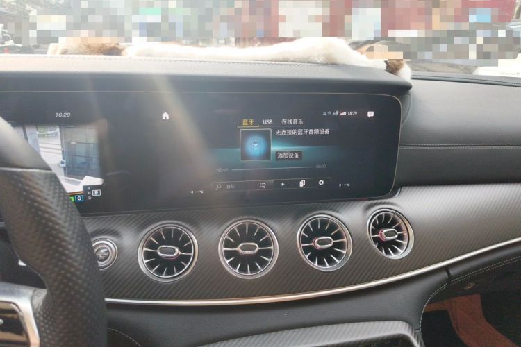 Used Mercedes-Benz AMG GT 2022 AMG GT 50 4MATIC+ Four-Door Coupe Audio And AC Panel
