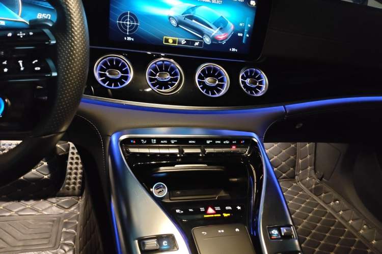 Used Mercedes-Benz AMG GT 2022 AMG GT 50 Four-Door Coupe Audio And AC Panel