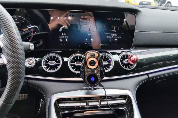 Used Mercedes-Benz AMG GT 2022 AMG GT 50 Four-Door Coupe Audio And AC Panel