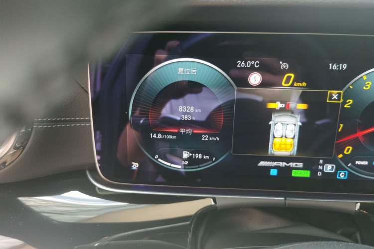 Used Mercedes-Benz AMG GT 2022 AMG GT 50 4MATIC+ Four-Door Coupe Odometer Close Up