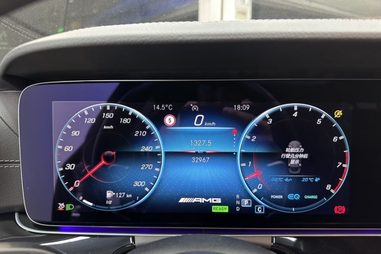 Used Mercedes-Benz AMG GT 2022 AMG GT 50 4MATIC+ Four-Door Coupe Odometer Close Up