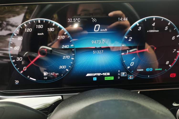 Used Mercedes-Benz AMG GT 2022 AMG GT 50 4MATIC+ Four-Door Coupe Odometer Close Up