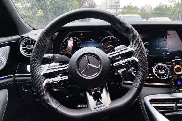 Used Mercedes-Benz AMG GT 2022 AMG GT 50 Four-Door Coupe Steering Wheel