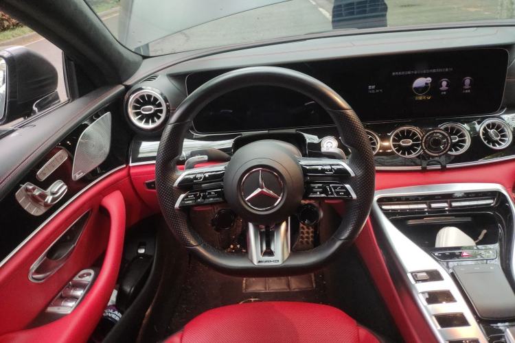 Used Mercedes-Benz AMG GT 2022 AMG GT 50 4MATIC+ Four-Door Coupe Steering Wheel