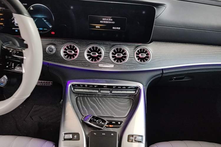 Used Mercedes-Benz AMG GT 2022 AMG GT 50 4MATIC+ Four-Door Coupe Special Edition Audio And AC Panel