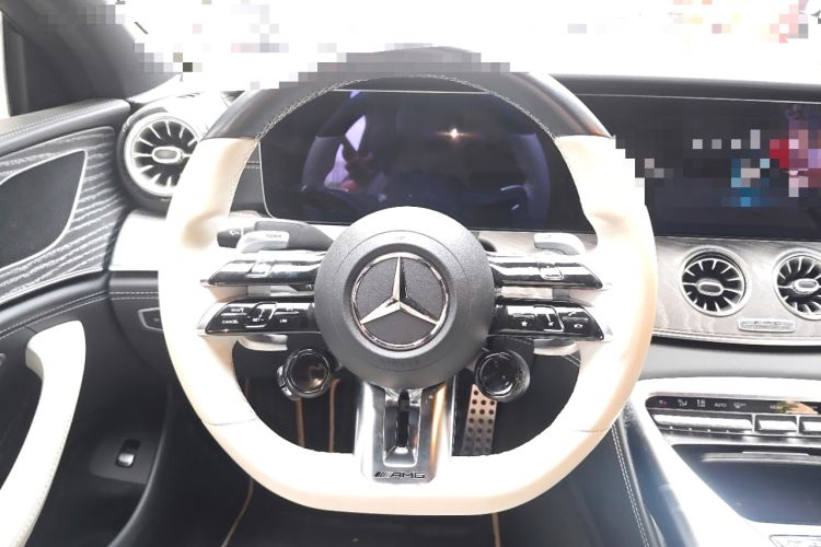 Used Mercedes-Benz AMG GT 2022 AMG GT 50 4MATIC+ Four-Door Coupe Special Edition Steering Wheel