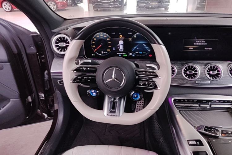 Used Mercedes-Benz AMG GT 2022 AMG GT 50 4MATIC+ Four-Door Coupe Special Edition Steering Wheel