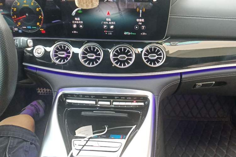 Used Mercedes-Benz AMG GT 2023 AMG GT 50 Four-Door Coupe Audio And AC Panel