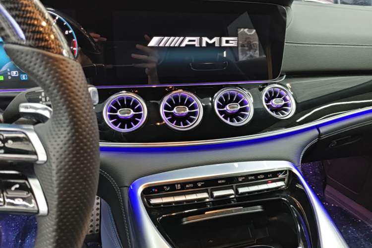Used Mercedes-Benz AMG GT 2023 AMG GT 50 Four-Door Coupe Audio And AC Panel