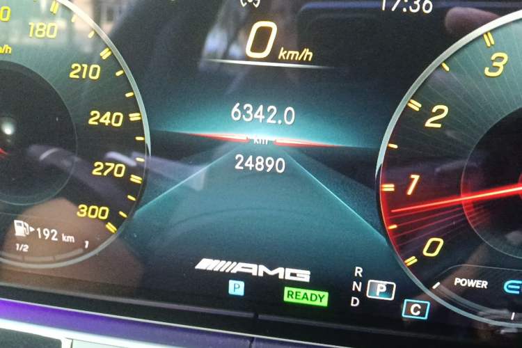 Used Mercedes-Benz AMG GT 2023 AMG GT 50 Four-Door Coupe Odometer Close Up