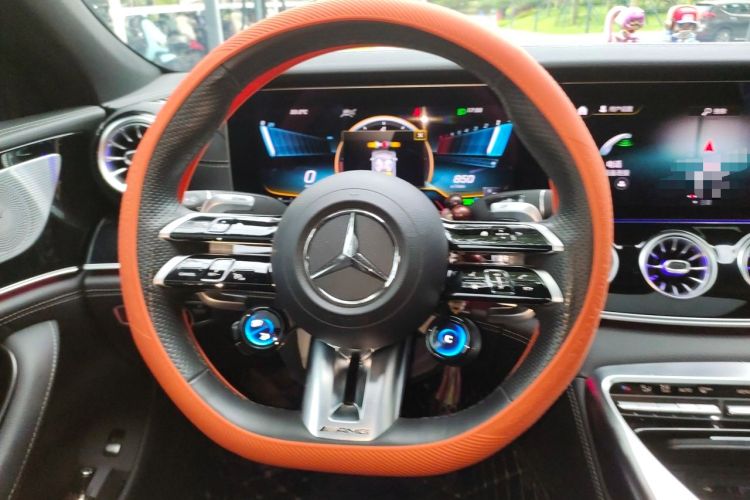 Used Mercedes-Benz AMG GT 2023 AMG GT 50 Four-Door Coupe Steering Wheel