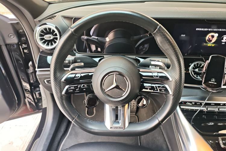 Used Mercedes-Benz AMG GT 2023 AMG GT 50 Four-Door Coupe Steering Wheel