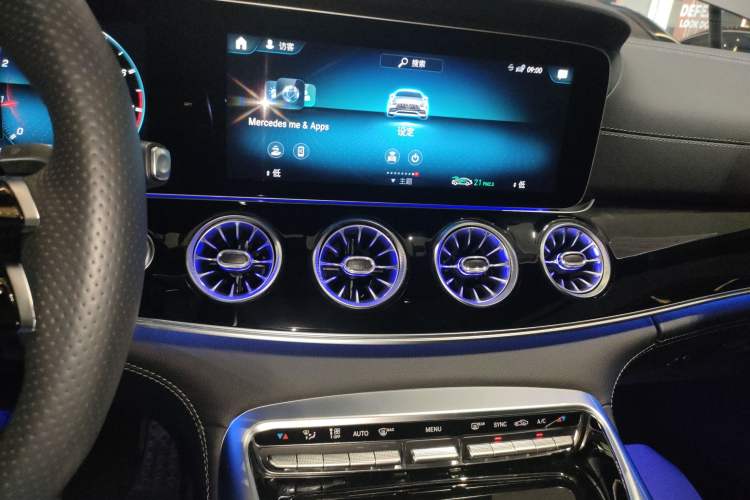 Used Mercedes-Benz AMG GT 2023 AMG GT 50 Four-Door Coupe Audio And AC Panel