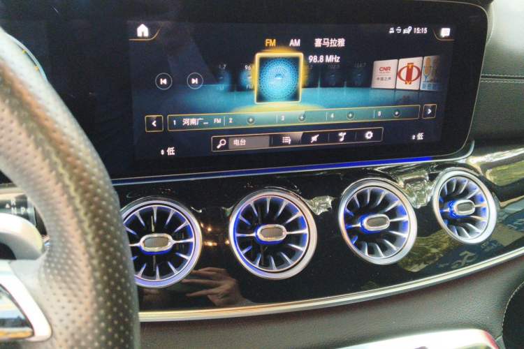 Used Mercedes-Benz AMG GT 2023 AMG GT 50 Four-Door Coupe Audio And AC Panel