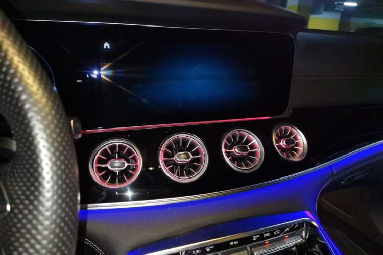Used Mercedes-Benz AMG GT 2023 AMG GT 50 Four-Door Coupe Audio And AC Panel