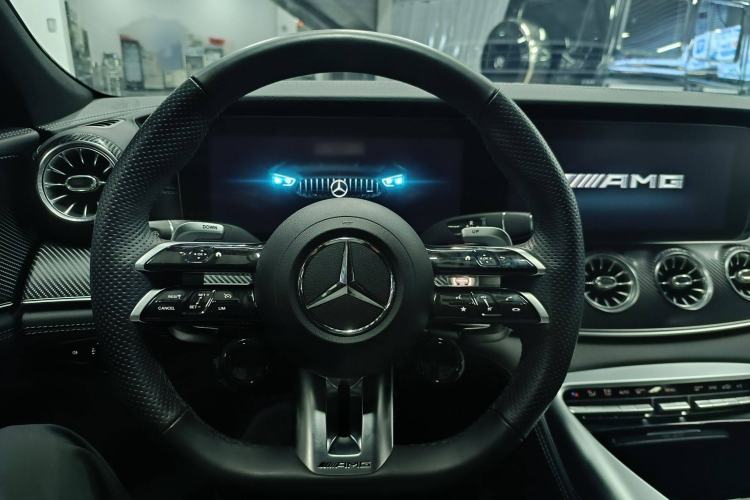 Used Mercedes-Benz AMG GT 2023 AMG GT 50 Four-Door Coupe Steering Wheel