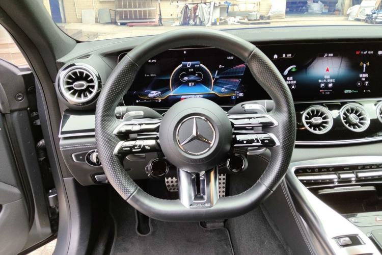 Used Mercedes-Benz AMG GT 2023 AMG GT 50 Four-Door Coupe Steering Wheel